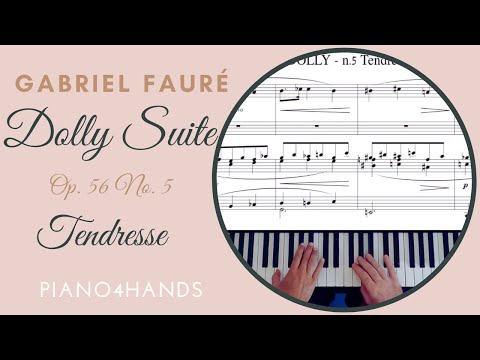 G. Fauré - Tendresse from "Dolly" suite op. 56 n. 5 for Piano 4 hands