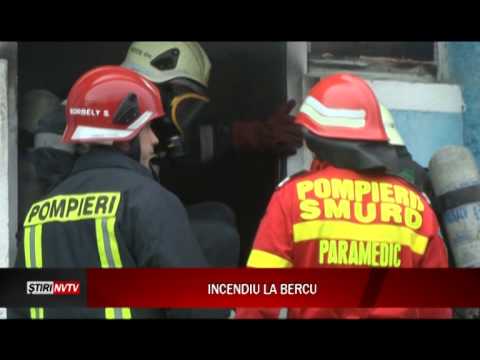 Incendiu la bercu