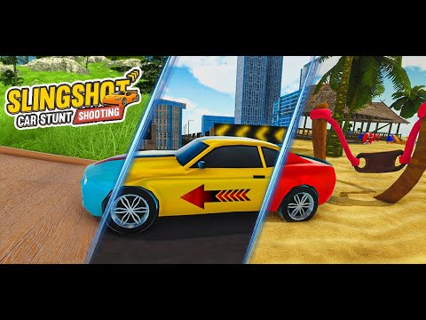 Car Stunts Slingshot Games
