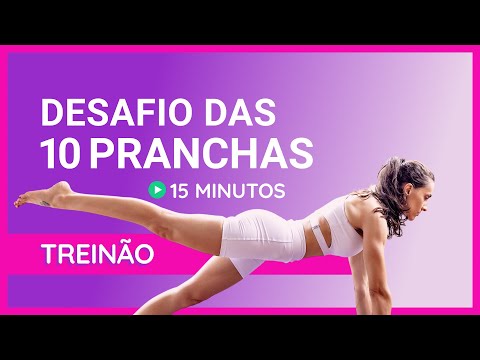 Desafio das 10 Pranchas - Para Definir a BARRIGA I Exercício em Casa