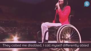 Be kind to yourself!! Motivational speech by muniba mazari. #inspiration for all