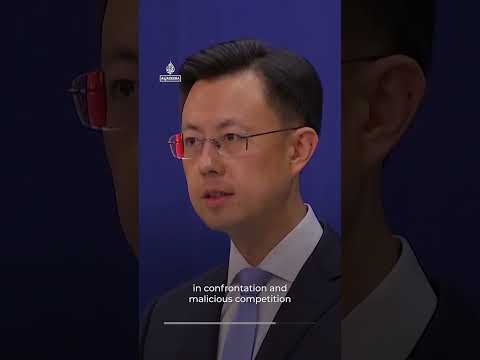 China rejects AI ‘threat narratives’, urges global cooperation | AJ #shorts