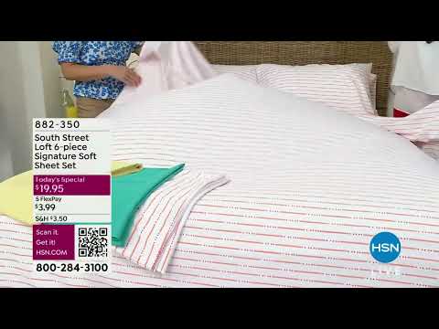 South Street Loft 6piece Signature Soft Sheet Set
