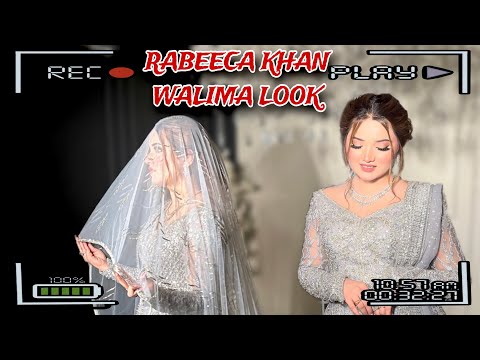 RABEECA KHAN WALIMA LOOK😍|12 HOURS KA SHOOT😳|VLOG BY RABEECA KHAN