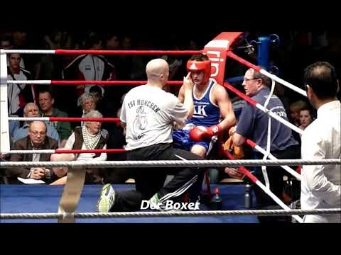 Boxen Wettkampf Männer - Xhek Paskali vs. Peter Mullenberg