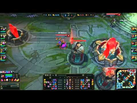 LoL: Meteos Graves vs Maokai Jungle SEASON2016 Apr 2016