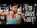 Full Day Of Eating 1800 Calories | RAW Chest Workout | 19 Days Out