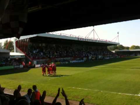 Crawley Town v Rushden & Diamonds. Crawley 2nd Goal