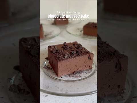 2 ingredient chocolate mousse cake