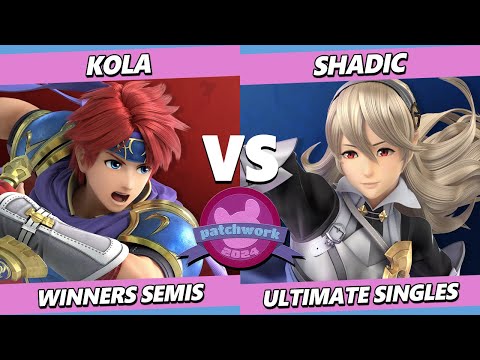 Patchwork 2024 TOP 8 - SHADIC (Corrin) Vs. Kola (Roy) Smash Ultimate - SSBU