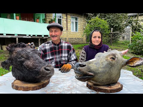 Beef head soup! The national Azerbaijani dish KHASH!
