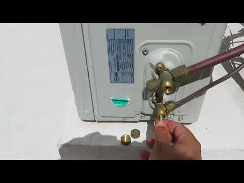 How to recover air conditioning gas without a pressure gauge? TIP