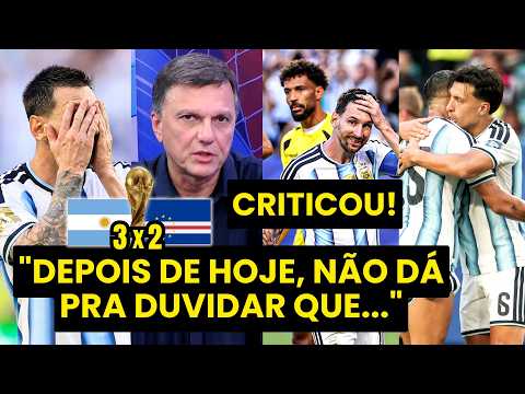 MAURO CEZAR CRITICA ARGENTINA! “TERRÍVEL!!! Cara, NÃO DÁ PRA DUVIDAR que…” | SUFOCO vs CABO VERDE