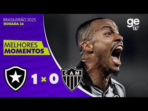 Gols e lances de Botafogo x Atlético Mineiro