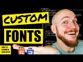 How To Add Custom Fonts To Your Website HTML And CSS