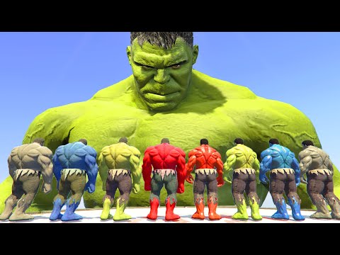 Weltkrieg Hulk | Blue Hulk & Red Hulk & Hulk gegen Grey Hulk