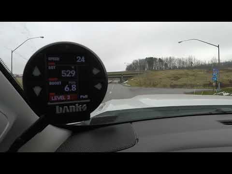 Banks iDash In Cab Driving Review on Derringer Tuned L5P Duramax