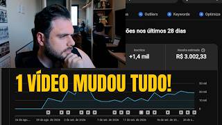 Apenas um vídeo pode EXPLODIR e MONETIZAR seu Canal! (cmg foi assim!)