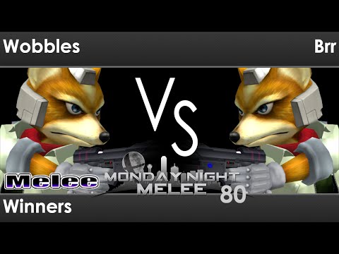 MNM 80 - PG FX | Wobbles (Fox, Marth) vs AHS | Brr (Fox) Winners - Melee