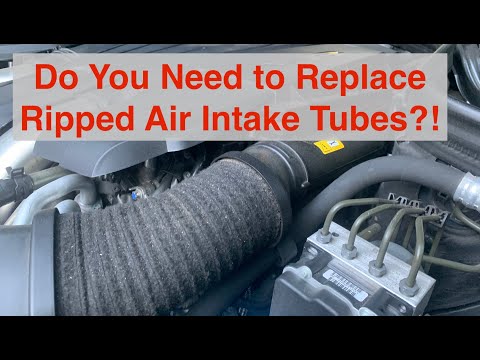 Ripped Air Intake Tubes -- Worth Replacing?