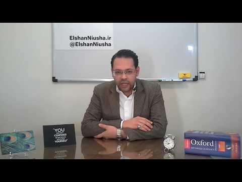 Mr. Elshan Niusha, Teacher of English, Turkish and Farsi languages, introducing himself