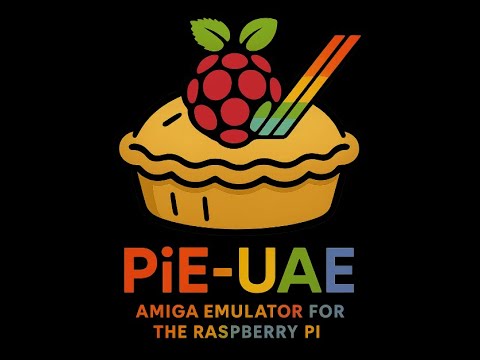 PiE-UAE PiZero2 64 bit full speed Amiga AGA 16bit Sound #commodoreamiga  #emulator #raspberrypi