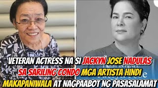 Jaclyn Jose nadulas at inatake sa puso sa sariling condo -mga artista nagpaabot ng pasasalamat