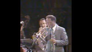 CHICAGO JAZZ FEST 1985: Clark Terry, Charlie Rouse, Buddy DeFranco (watch CT clone himself)