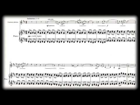 Pequena suíte (Villa-Lobos) - 5. Melodia (electric guitar & piano)