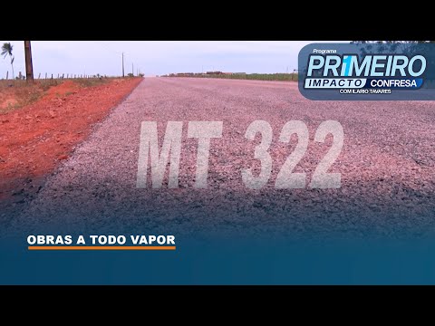 Empresa Semec entrega os primeiros quilômetros de asfalto na MT 322 em São José do Xingu
