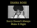 Diana Ross - Sorry Doesn't Always Make It Right (Clip)