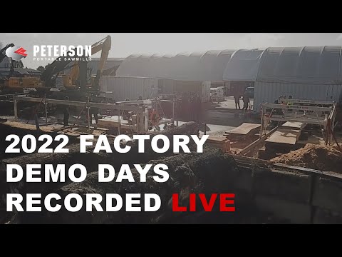 Peterson Swingblade Sawmills Live Demonstration