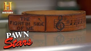 Pawn Stars: Merle Haggard&#39;s &quot;The Fightin&#39; Side of Me&quot; Belt | History
