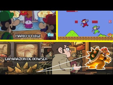 10 APARICIONES de SUPER MARIO BROS en CARICATURAS Difíciles de CREER