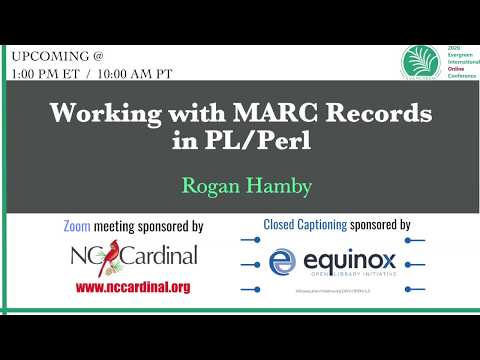 Working with MARC Records in PLPERL