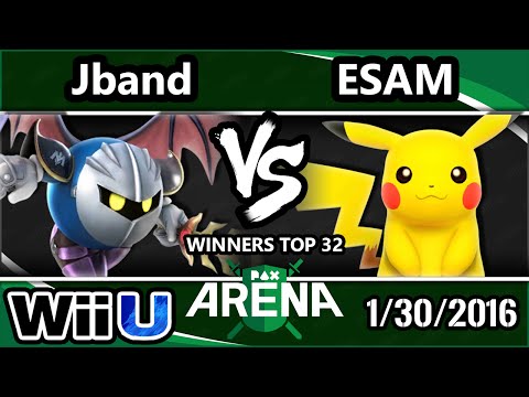 PAX - PG | Esam (Pikachu) Vs. UA | Jband (Metaknight) SSB4 Top 32 - Smash Wii U - Smash 4