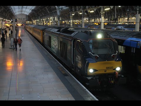 DRS 68004 TnT 68020 (1Q21 London Paddington - Derby R.T.C.) @ London Paddington 01/07/2016