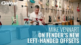 Video thumbnail for Biffy Clyro's Mike Vennart on Fender's left-handed special run offsets by Guitar