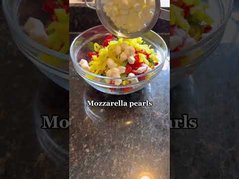 The Ultimate Antipasto Salad Recipe - A Delicious Italian-Inspired Dish! #antipastosalad #shorts