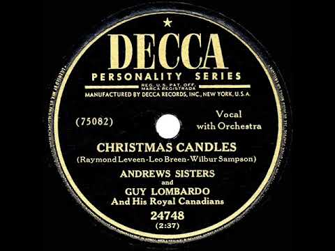 1949 Andrews Sisters & Guy Lombardo - Christmas Candles