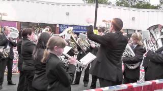 preview picture of video 'The Lees Band - in Lees on Whit Friday'