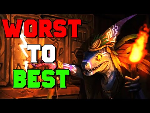 Lizardmen Campaigns from Worst to Best