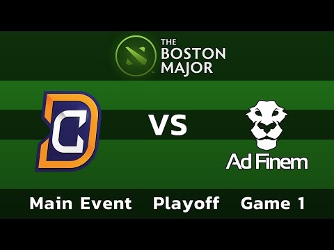 Digital Chaos vs Ad Finem — Game 1 • Playoff Main Event — Boston Major