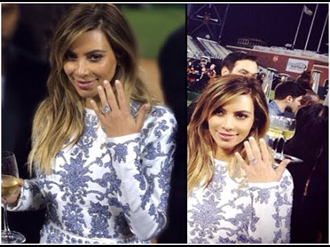 Kim Kardashian Reveals Her $1.6m 15-Carat Engagement Ring