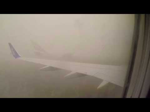 Passing another plane in major sandstorm over Dubai - it was f...ng close!