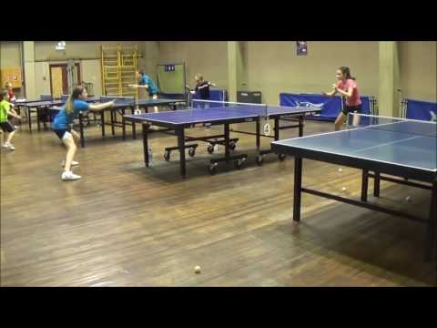 Anastassia Melnikova and Adelina Zulfukarova training during Narva summer camp (8.6.2016)