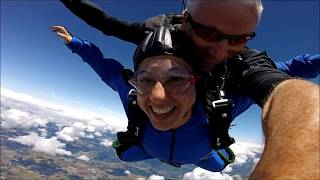 Dana's First Tandem at Skydive Oregon