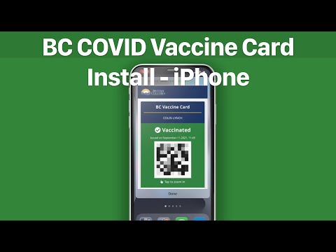 BC COVID Vaccine Card Install - iPhone thumbnail