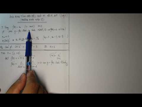 [Toán 12] Bài 1: ỨNG DỤNG TÍNH ĐƠN ĐIỆU GIẢI PT -BPT-HE PT - PP HÀM SỐ- P1