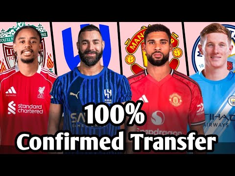 100% Confirmed Transfer News 2026 ✅ FT. Anderson to Man City, Benzema to Al Hilal, Barcola...🤯🔥